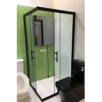 Corner Sliding Semi-Frameless Shower Screen